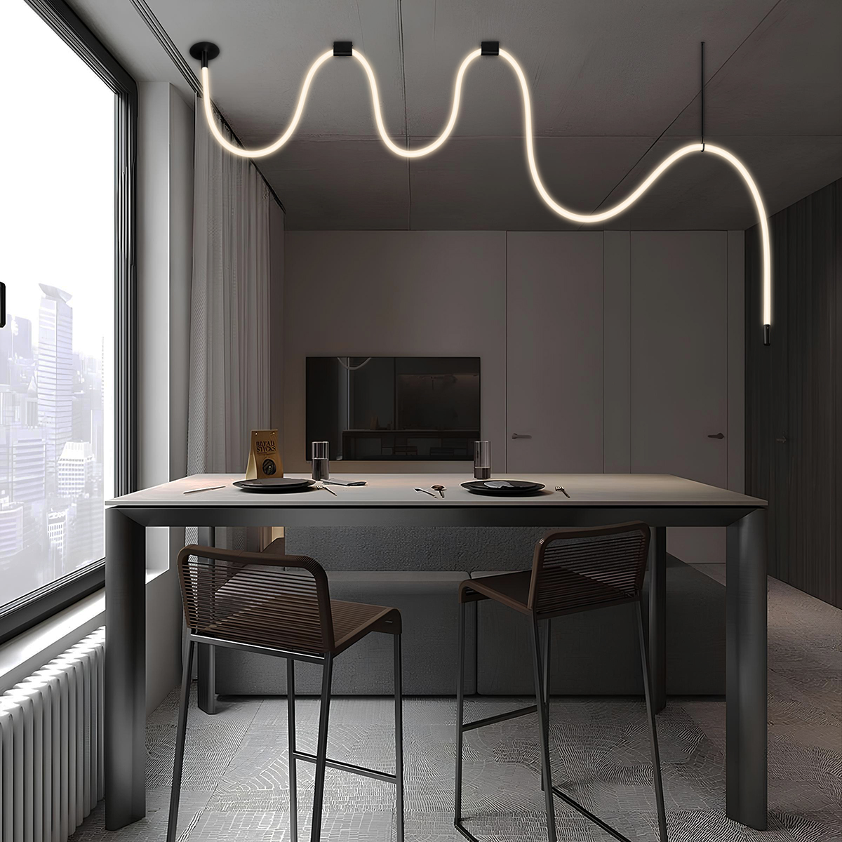 Потолочный светильник Loft IT Thread 10388B Black Потолочный светильник Loft IT Thread 10388B Black