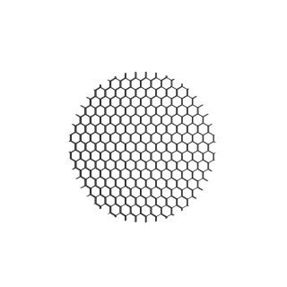 Антибликовая решетка Denkirs Net DK1500-BK