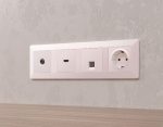 Лицевая панель для TV розетки Ambrella Volt Alfa AP2130