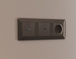 Лицевая панель для HDMI розетки Ambrella Volt Alfa AP6440