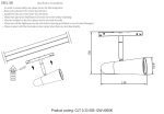 Трековый светодиодный светильник для магнитного шинопровода Crystal Lux Space CLT 0.33 006 12W BL-CH 4000K