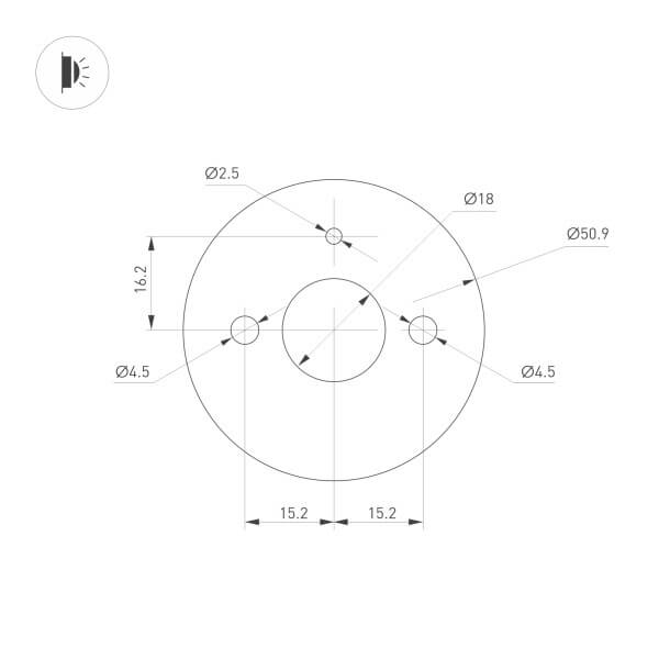 Настенный светильник Arlight SP-Vinci-S600x55-7W Day4000 034170 Настенный светильник Arlight SP-Vinci-S600x55-7W Day4000 034170