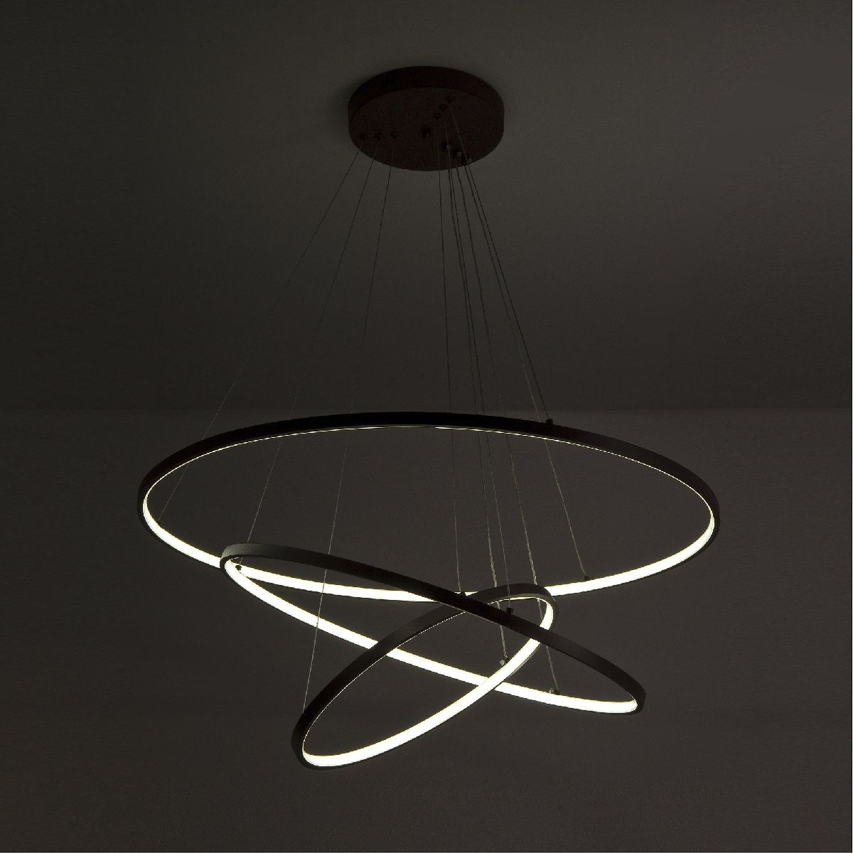 Подвесная люстра LED4U L5053-80-60-40 BR Подвесная люстра LED4U L5053-80-60-40 BR