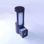 Уличный настенный светильник Elvan PJ-1507/1-11.5W-WW-Gr