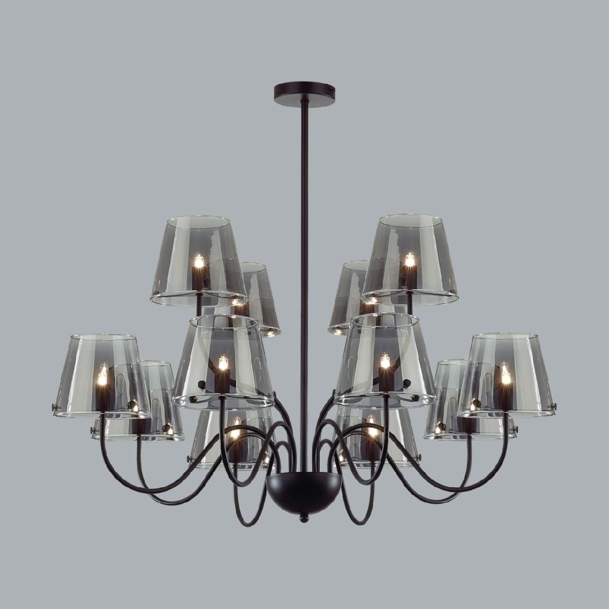 Люстра на штанге Lumion Smoky 6570/12C Люстра на штанге Lumion Smoky 6570/12C