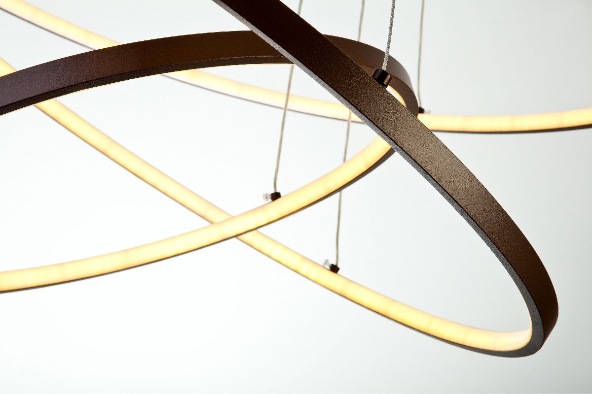 Подвесная люстра LED4U L5053-80-60-40 BR Подвесная люстра LED4U L5053-80-60-40 BR
