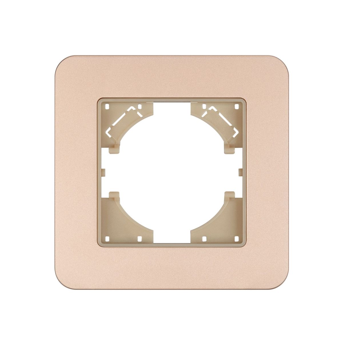 Рамка алюминиевая на 1 пост Arlight FRM-AKIRY-SFAL-1-GD 049686 Рамка алюминиевая на 1 пост Arlight FRM-AKIRY-SFAL-1-GD 049686