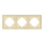 Рамка на 3 поста алюминиевая Arlight FRM-AKIRY-SFAL-3-GD 049742