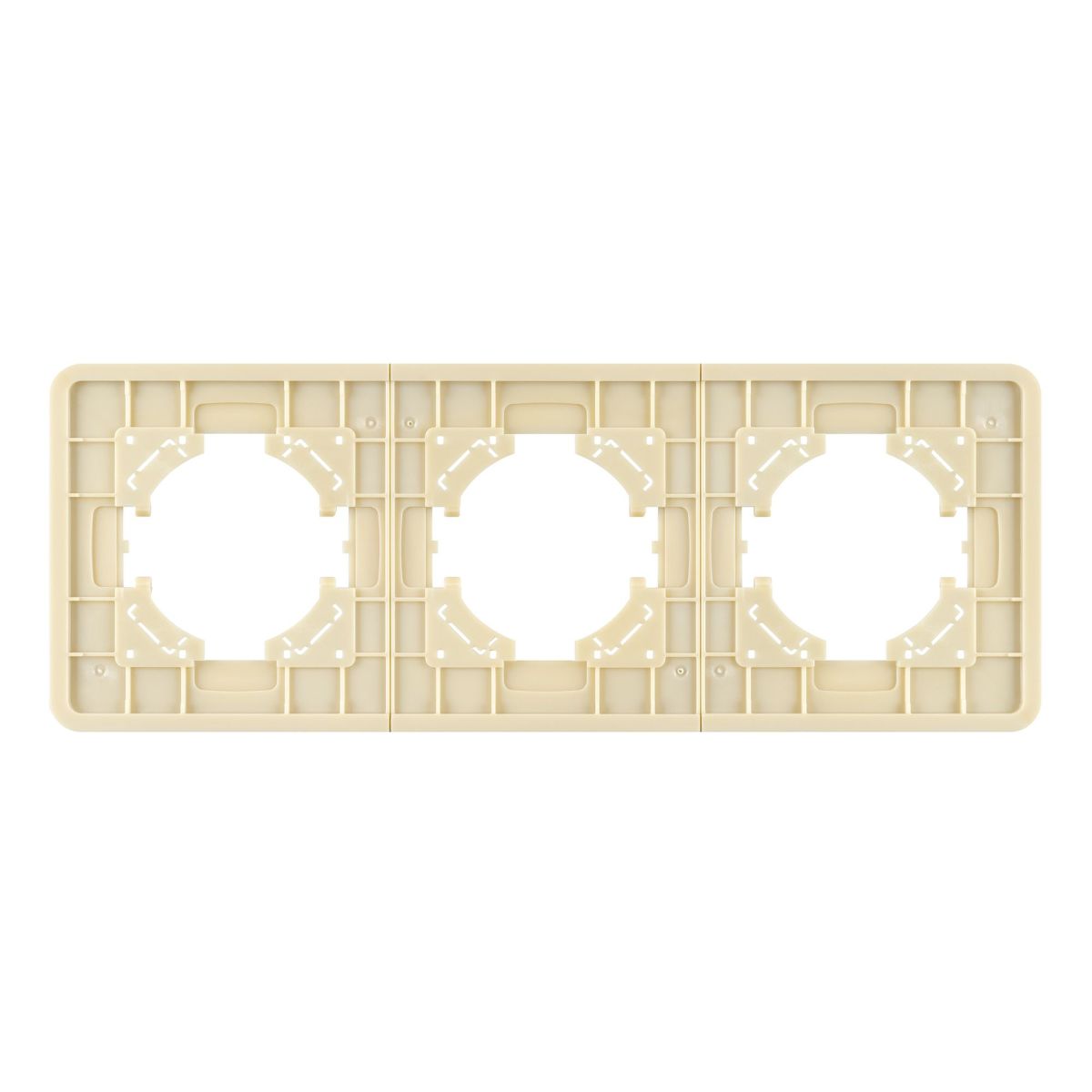 Рамка на 3 поста стеклянная Arlight FRM-OMALI-GS-3-GD 049699 Рамка на 3 поста стеклянная Arlight FRM-OMALI-GS-3-GD 049699