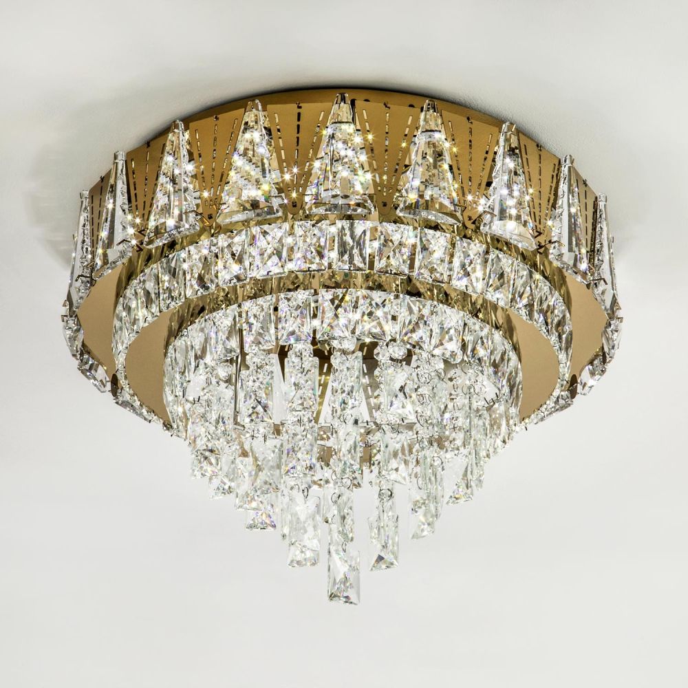 Потолочная люстра LED4U L9437-500 GD с УД Потолочная люстра LED4U L9437-500 GD с УД