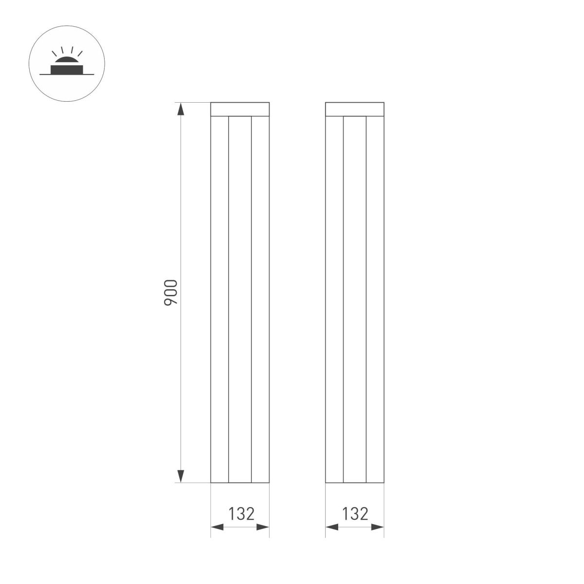 Ландшафтный светильник Arlight LGD-FLINT-BOLL-H900-18W Warm3000 (BK, 45 deg, 230V) 050733 Ландшафтный светильник Arlight LGD-FLINT-BOLL-H900-18W Warm3000 (BK, 45 deg, 230V) 050733