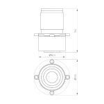 Насадка кадрирующая Arlight LGD-CROPLENS-R85 (WH) 046747