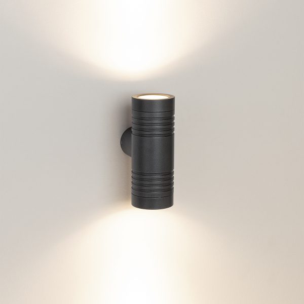 Уличный настенный светильник Arlight KT-Ray-Wall-Twin-R46-2x3W Warm3000 034137 Уличный настенный светильник Arlight KT-Ray-Wall-Twin-R46-2x3W Warm3000 034137