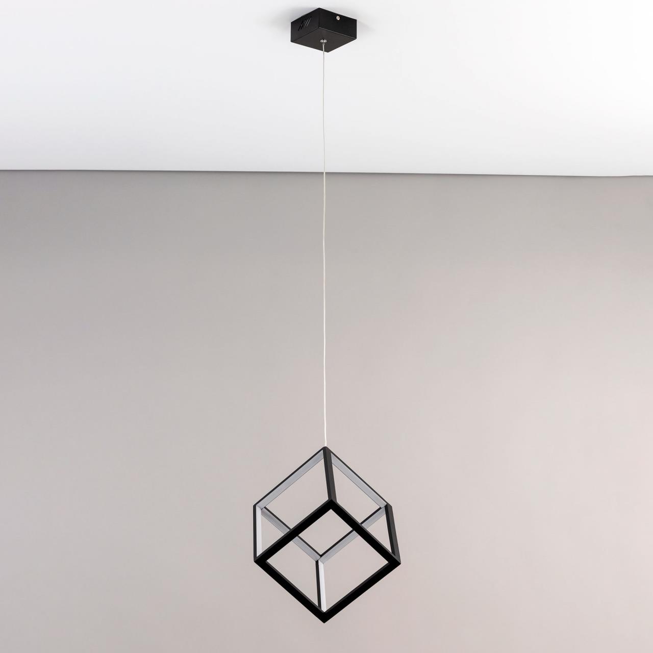 Подвесной светодиодный светильник Citilux Куб CL719201 Подвесной светодиодный светильник Citilux Куб CL719201