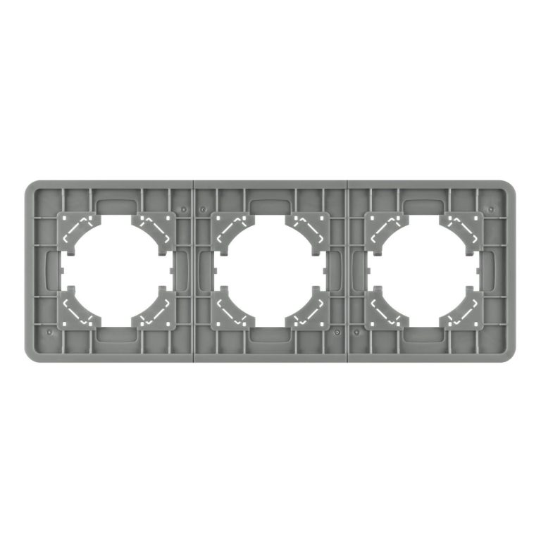 Рамка на 3 поста стеклянная Arlight FRM-OMALI-GS-3-GR 049698
