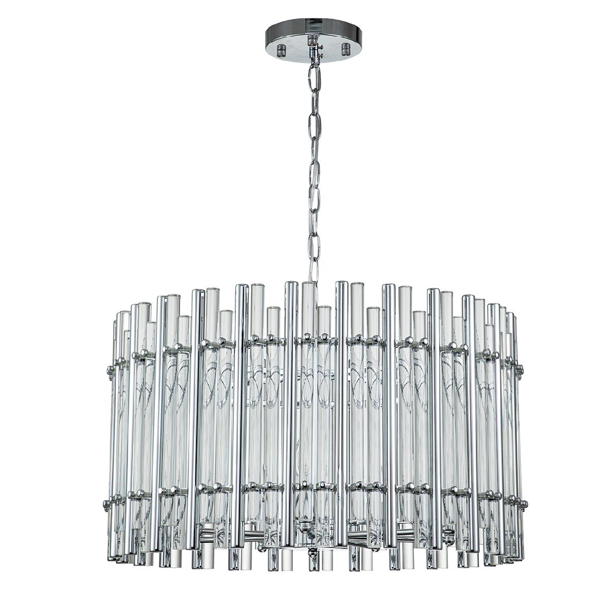 Подвесная люстра Indigo Violino 12025/7P Chrome V000308 Подвесная люстра Indigo Violino 12025/7P Chrome V000308