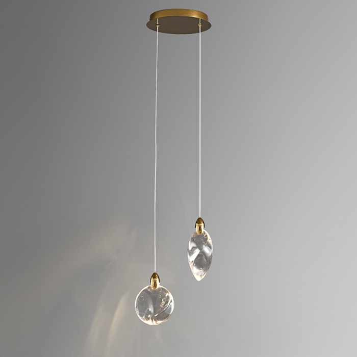 Подвесной светильник Delight Collection Colvin MT9176-2H titanium gold Подвесной светильник Delight Collection Colvin MT9176-2H titanium gold
