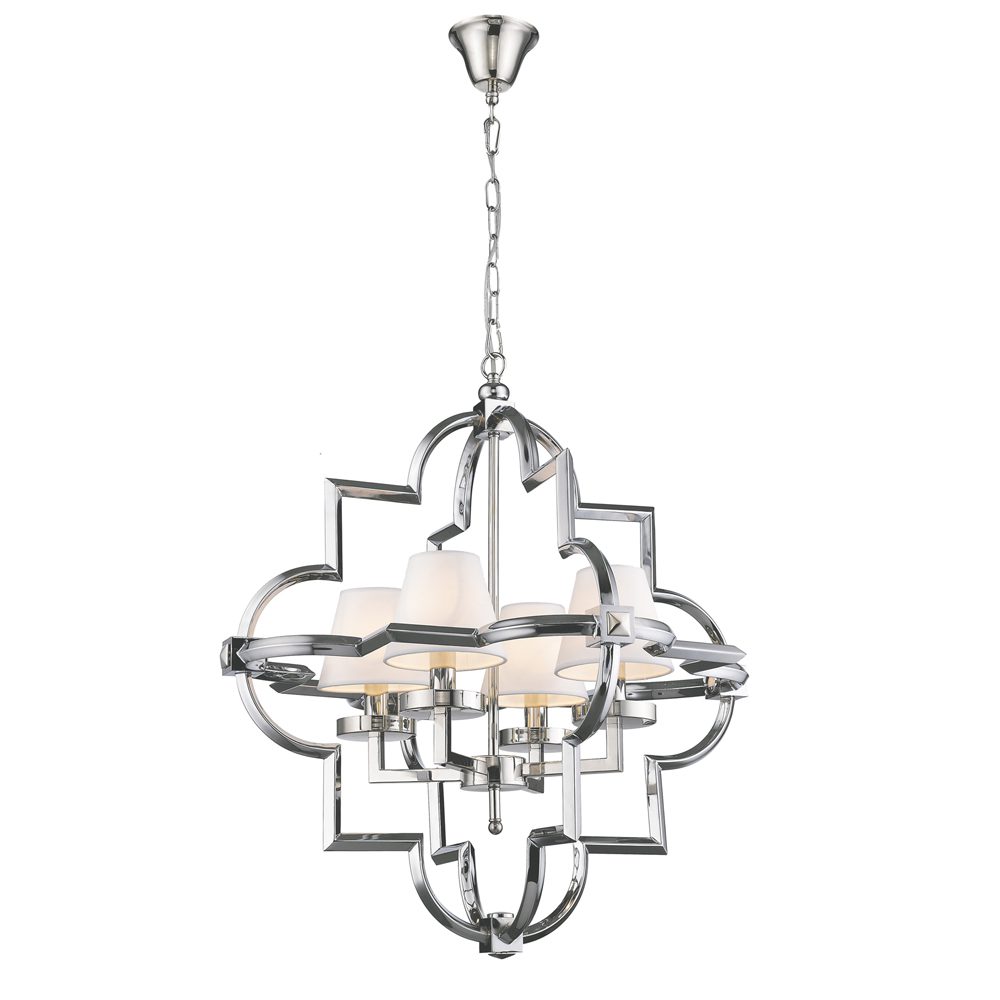 Подвесная люстра Delight Collection Mandeville KM0728P-4M nickel Подвесная люстра Delight Collection Mandeville KM0728P-4M nickel