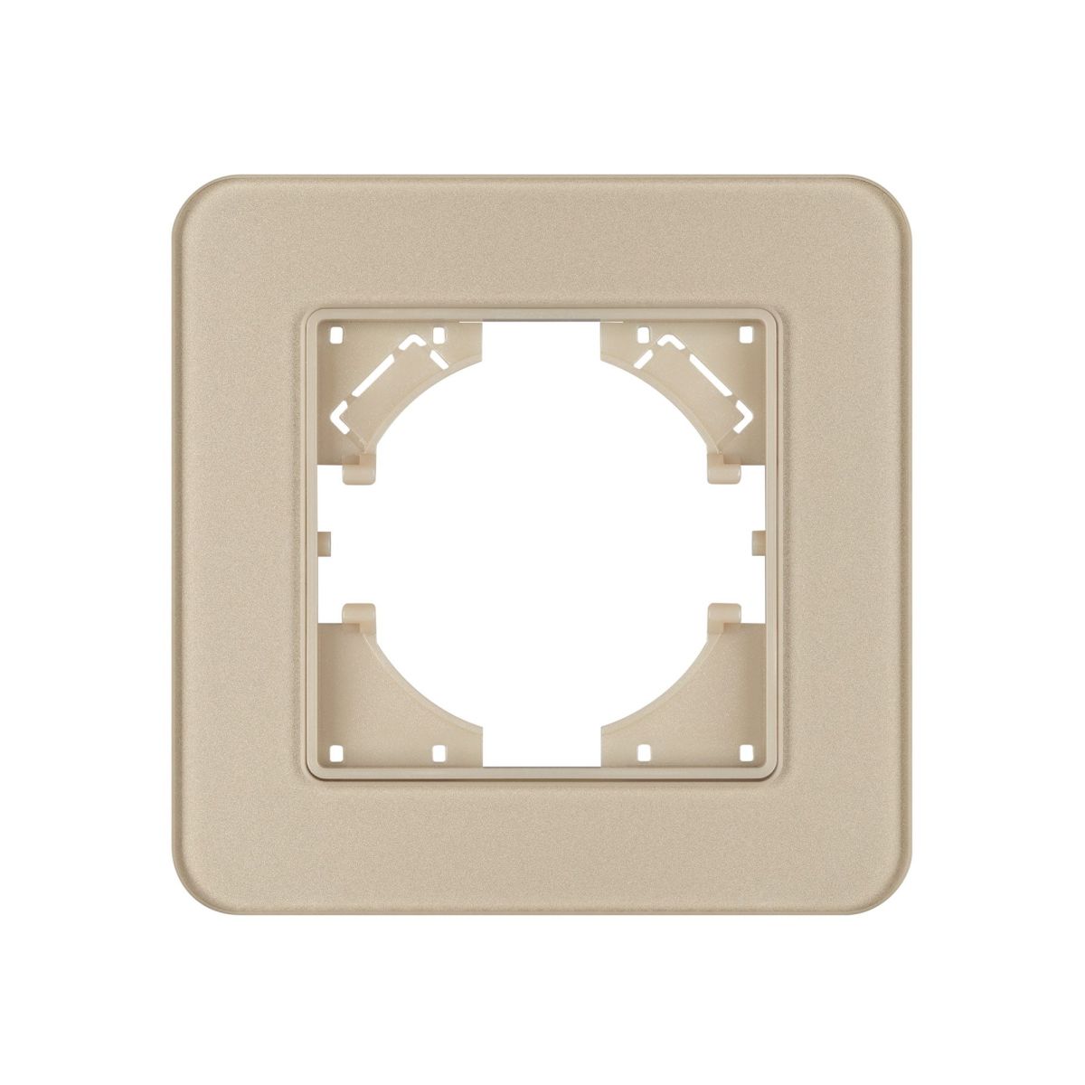 Рамка стеклянная на 1 пост Arlight FRM-OMALI-GS-1-GD 049667 Рамка стеклянная на 1 пост Arlight FRM-OMALI-GS-1-GD 049667