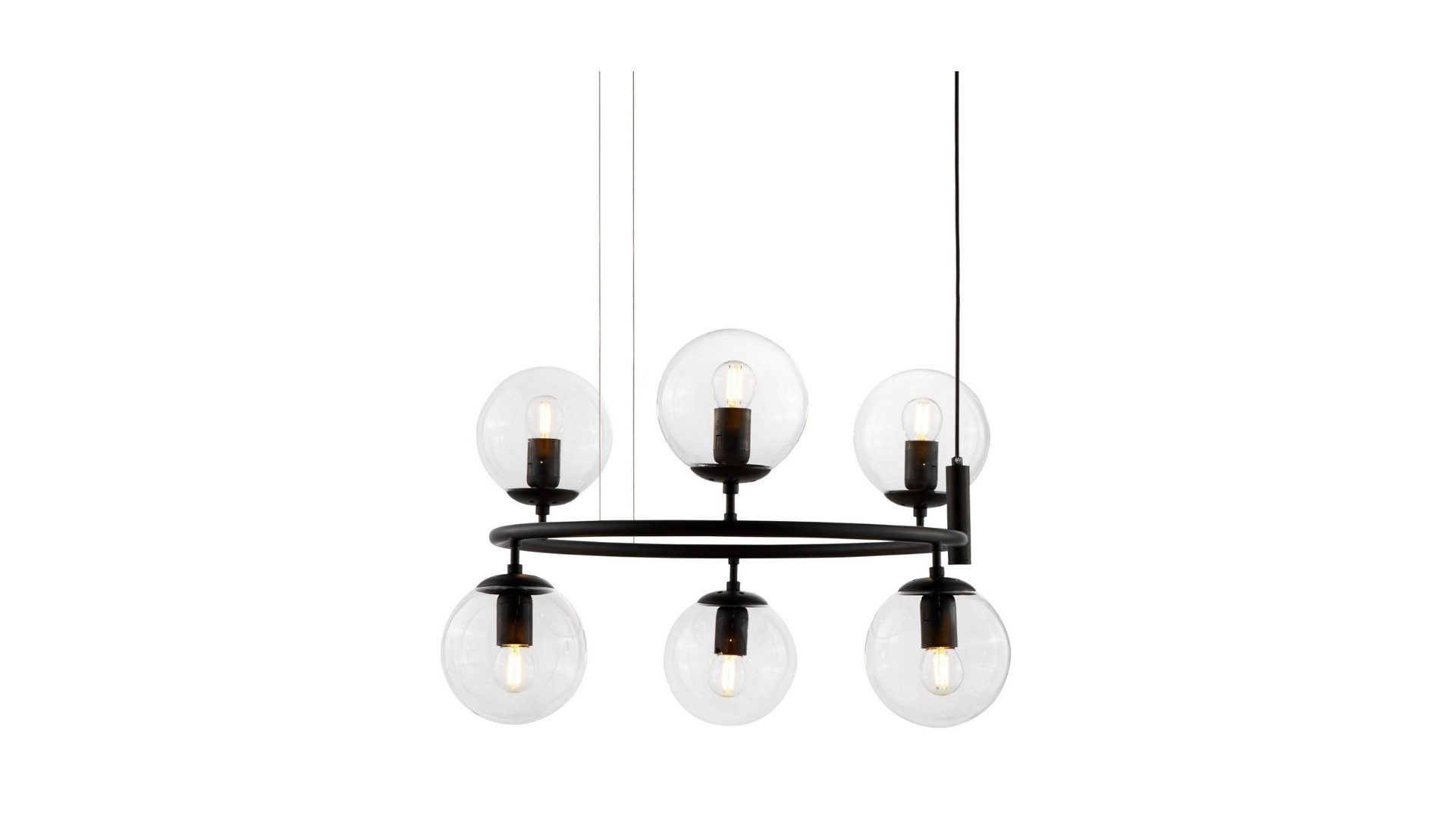 Подвесная люстра Lumina Deco Ceredo LDP 6034-6 RND BK Подвесная люстра Lumina Deco Ceredo LDP 6034-6 RND BK