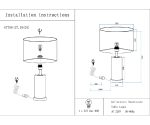 Настольная лампа Kink Light Тайла 07700-2T,19-20(01)