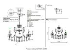 Подвесная люстра Crystal Lux BLANCA re SP6