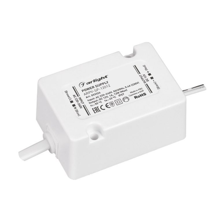 Блок питания Arlight ARPV-SP-12012 (12V, 1A, 12W) 033326