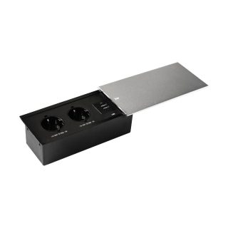 Блок розеток JX (Slide Top) (3 секции с кабелем питания Mebax 00-00002886