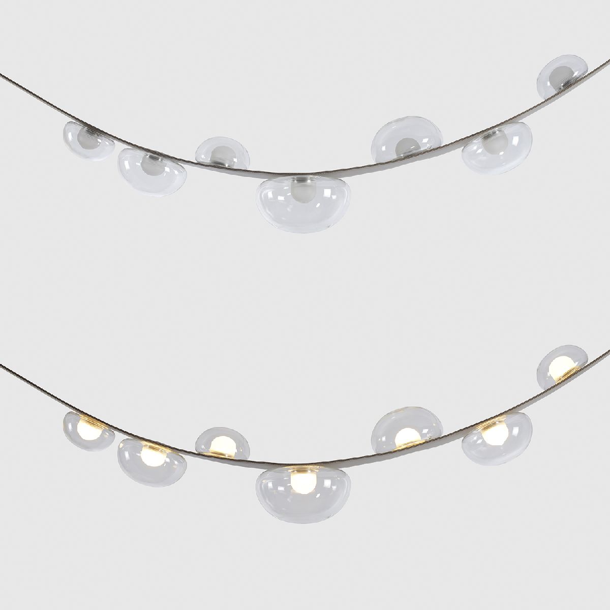 Подвесная люстра Crystal Lux BOSQUE SP7 L3000 GREY/TRANSPARENT Подвесная люстра Crystal Lux BOSQUE SP7 L3000 GREY/TRANSPARENT