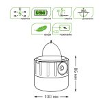 Фонарь кемпинговый Gauss GF005