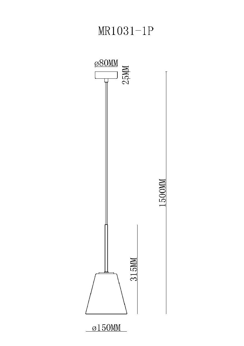 Подвесной светильник MyFar Stiven MR1031-1P Подвесной светильник MyFar Stiven MR1031-1P