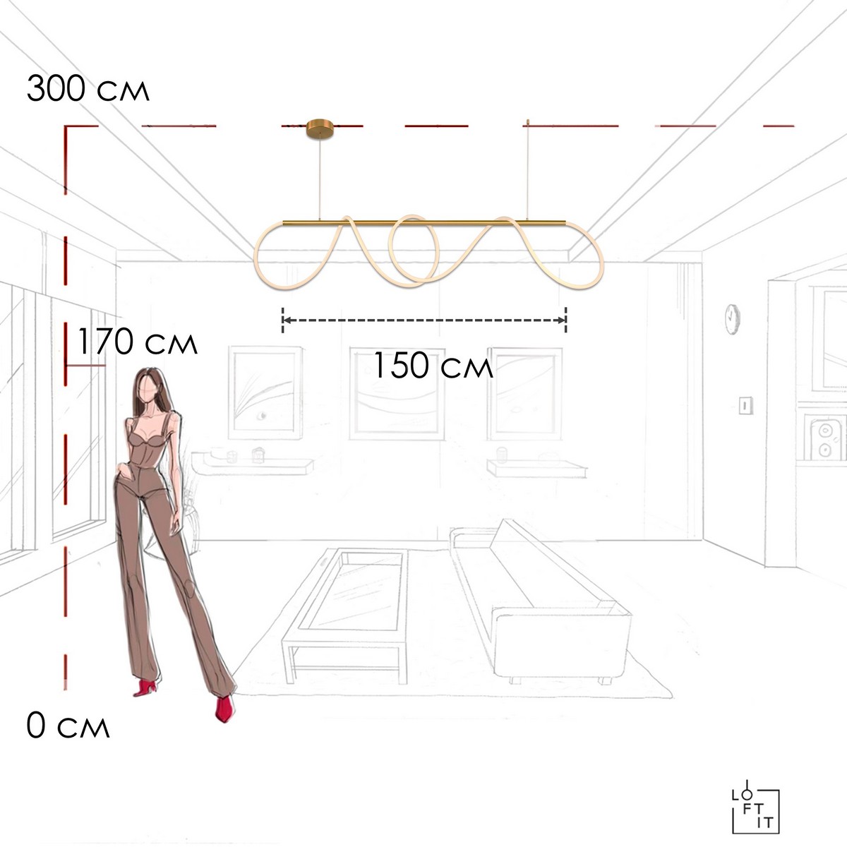 Подвесной светильник Loft IT Thread 10388P/B Brass Подвесной светильник Loft IT Thread 10388P/B Brass