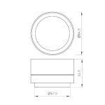 Насадка с изменяемым углом Arlight LGD-ZOOMLENS-R85 046748