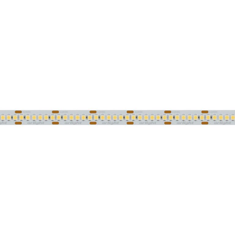 Светодиодная лента Arlight RT-A240-10mm 24V Warm2700 (19.2W/m, IP20, 3528, 5m) 017428(1)