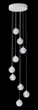 Подвесная люстра Crystal Lux Gaspar GASPAR SP9 D300 WHITE