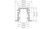 Профиль Arlight TOP-DEEP-F-2000 ANOD (K13,P15) 016971