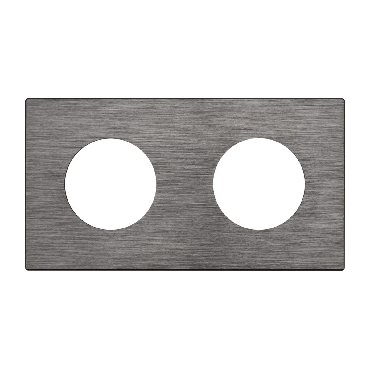 Рамка 2-местная алюминиевая Arlight FRM-PRESTO-ALR-2-GR 043874 Рамка 2-местная алюминиевая Arlight FRM-PRESTO-ALR-2-GR 043874