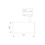 Трековый трехфазный светильник Arlight LGD-CALIPSO-4TR-R85-20W Day4000-MIX 046739
