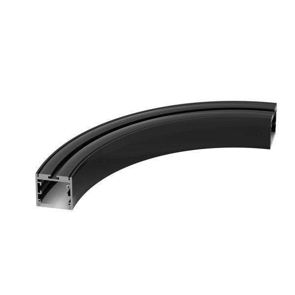 Алюминиевый профиль Arlight SL-ARC-3535-D320-A90 Black (дуга 1 из 4) 032676 Алюминиевый профиль Arlight SL-ARC-3535-D320-A90 Black (дуга 1 из 4) 032676