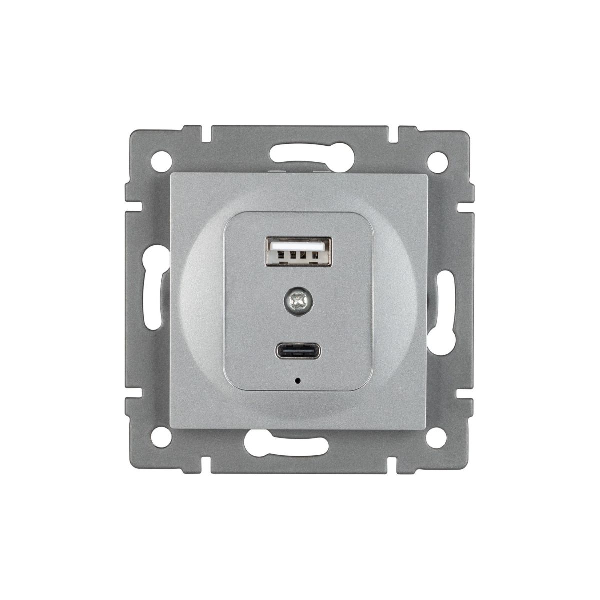 Механизм USB розетки Arlight SCT-MUAC-PL-GR-V (5V, 3A, QC4) 049840 Механизм USB розетки Arlight SCT-MUAC-PL-GR-V (5V, 3A, QC4) 049840