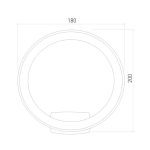 Уличный настенный светильник Elektrostandard Ring 4690389175985