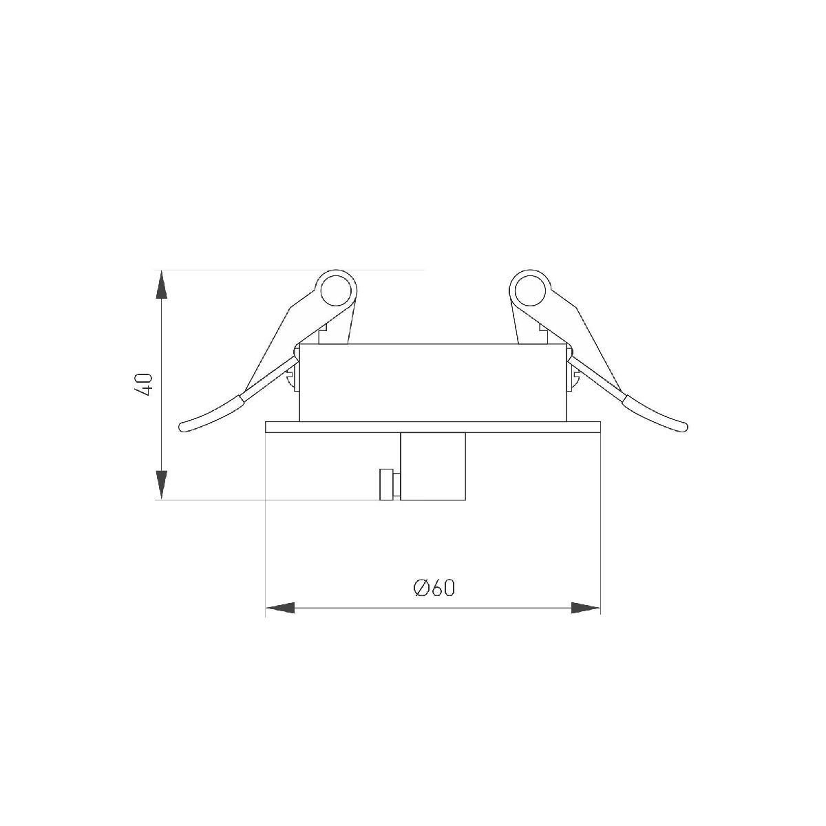 Чаша потолочная встраиваемая Arlight SPX-CANOPY-R60-C4 (WH) 046009 Чаша потолочная встраиваемая Arlight SPX-CANOPY-R60-C4 (WH) 046009