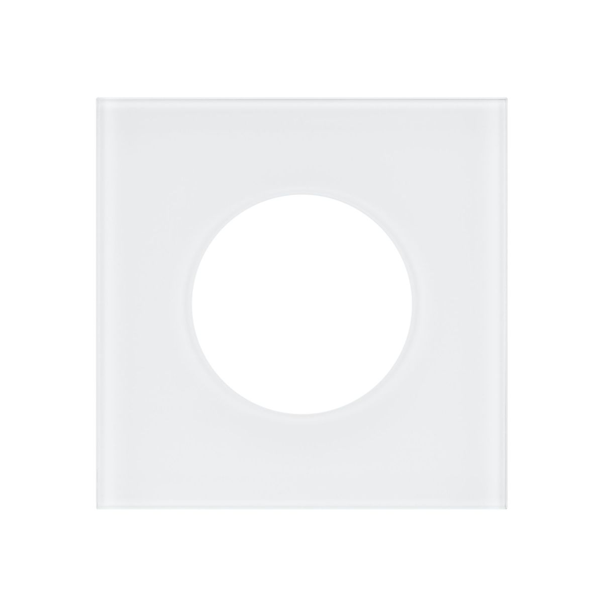 Рамка стеклянная на 1 пост Arlight FRM-GLARE-GC-1-WH 043832 Рамка стеклянная на 1 пост Arlight FRM-GLARE-GC-1-WH 043832