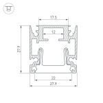 Алюминиевый профиль Arlight HR-Facade-2000 Anod 034946