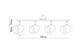 Светодиодный спот Arte Lamp A6701PL-4CC