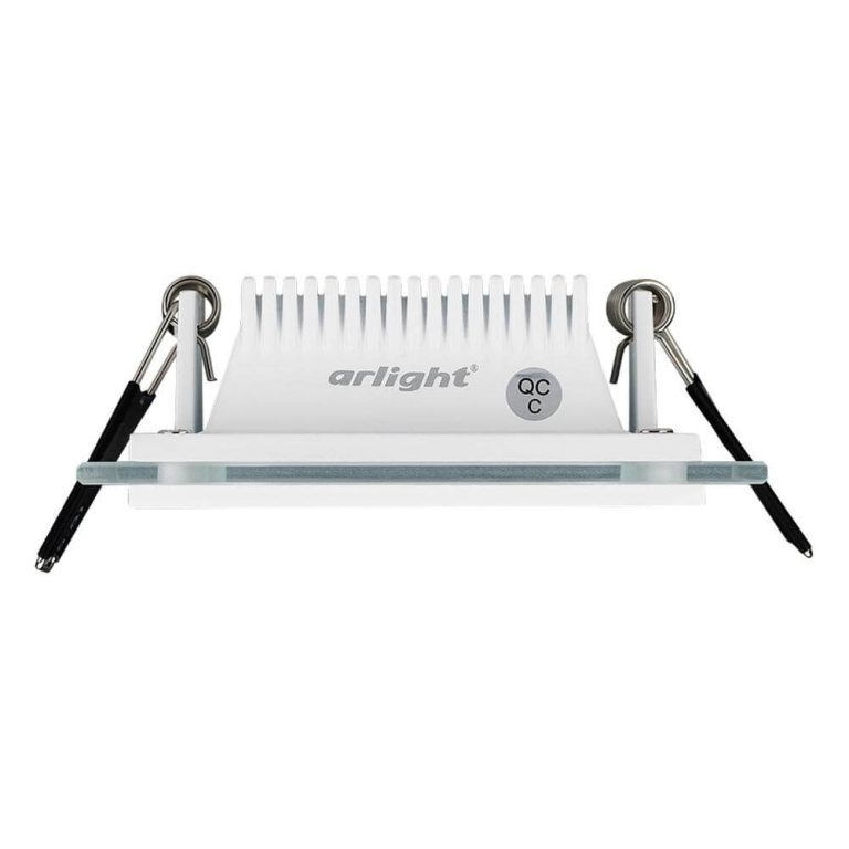Встраиваемый светодиодный светильник Arlight LT-S96x96WH 6W Warm White 015572