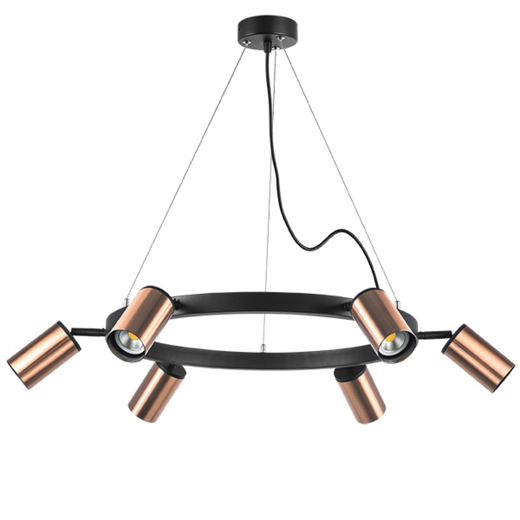 Подвесная люстра Lightstar Rullo (571016+214430-6) LR016306 Подвесная люстра Lightstar Rullo (571016+214430-6) LR016306