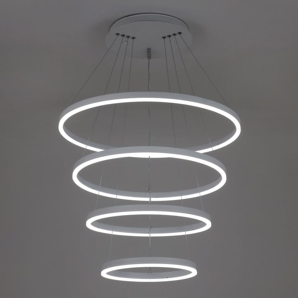 Каскадная люстра LED4U 55000-4 WH Каскадная люстра LED4U 55000-4 WH