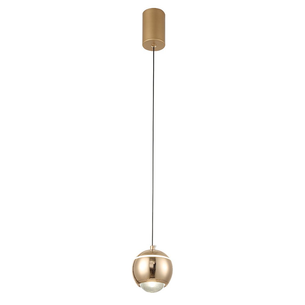 Подвесной светильник Crystal Lux CARO SP LED GOLD Подвесной светильник Crystal Lux CARO SP LED GOLD