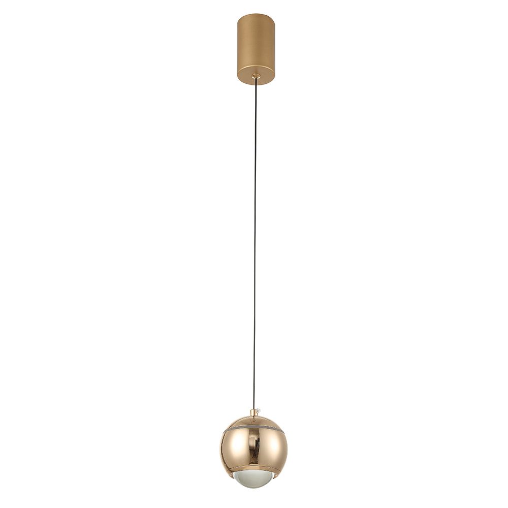 Подвесной светильник Crystal Lux CARO SP LED GOLD Подвесной светильник Crystal Lux CARO SP LED GOLD